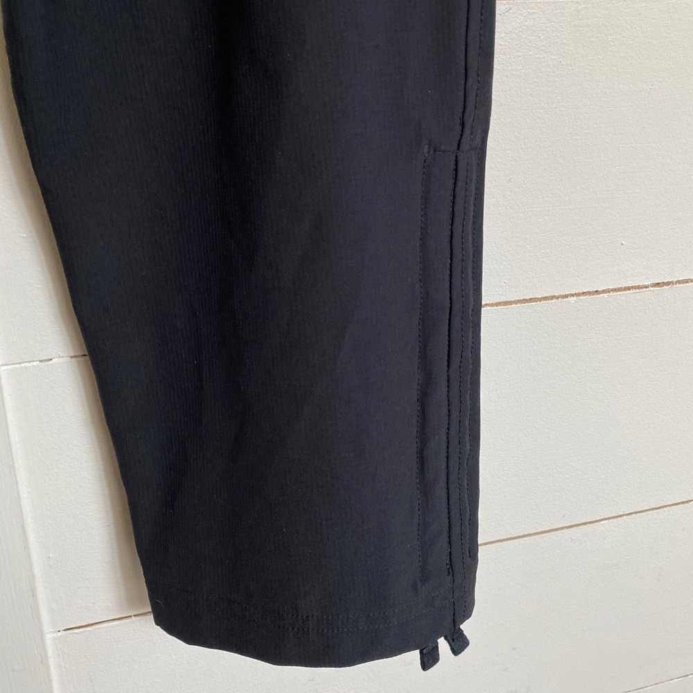 Eddie Bauer Black Ripstop Hiking‎ Cargo Pants Womens 8 Adjustable Cuffs Stretch - Picture 8 of 12